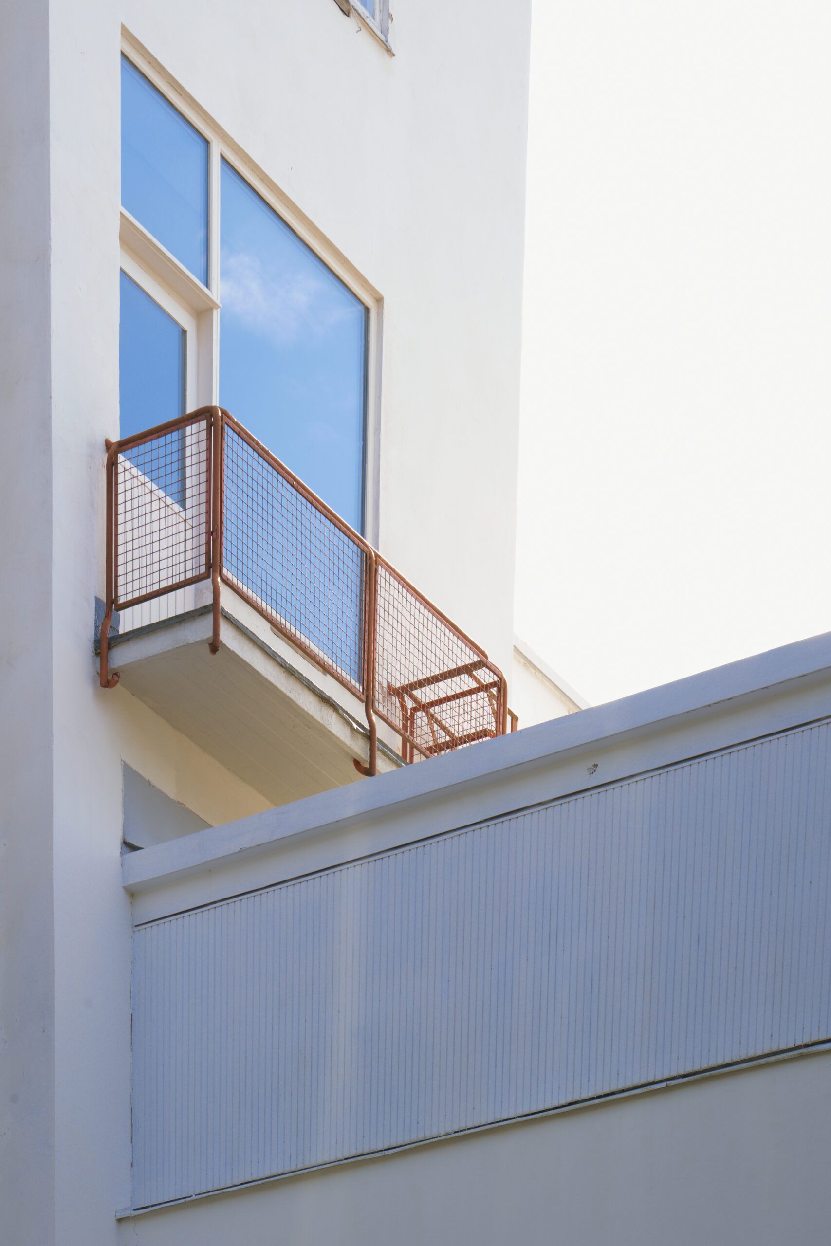 Balcony and window architecture at Paimio Sanatorium